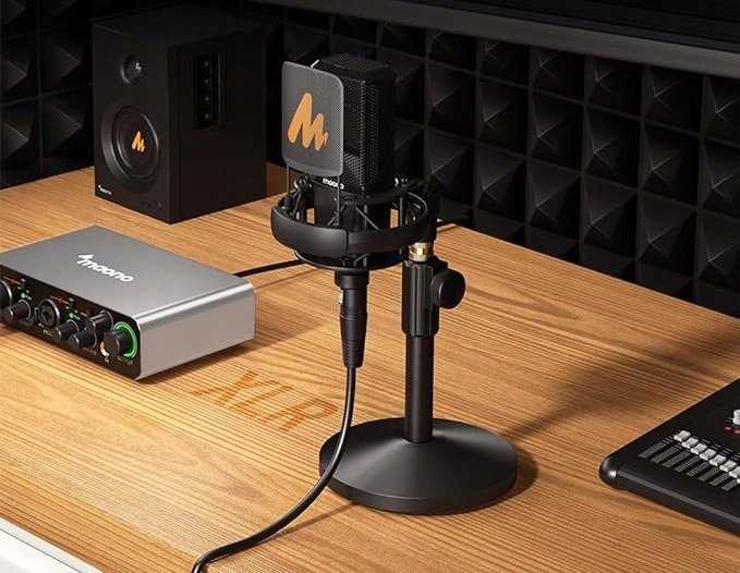 Audio sąsaja Garso plokštė Muzikinė Maišytuvas Vlog 2x XRL TRS / Maono PS22