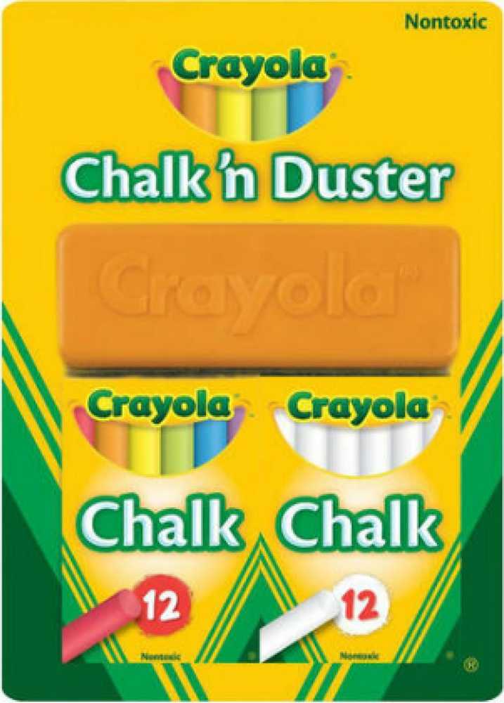 Cx Dystrybucja Maped *****Crayola kreda 2x12szt bia-spalva+gšbka 51-6009