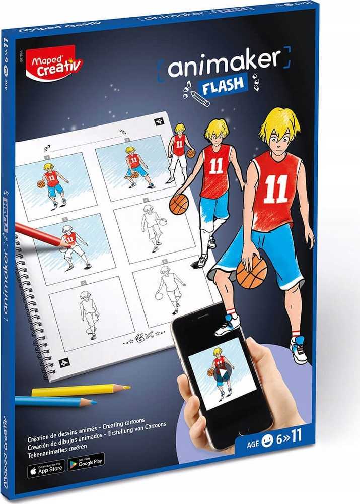 Maped Meno rinkinys, skirtas MOKYTI KURTI ANIMACIJĄ ANIMACIJĄ vaikams