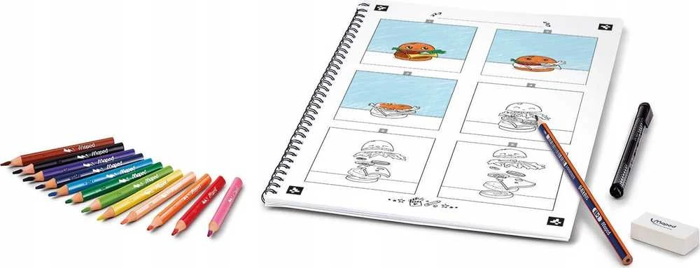 Maped Animaker Flash Pop mini filmų piešimo rinkinys