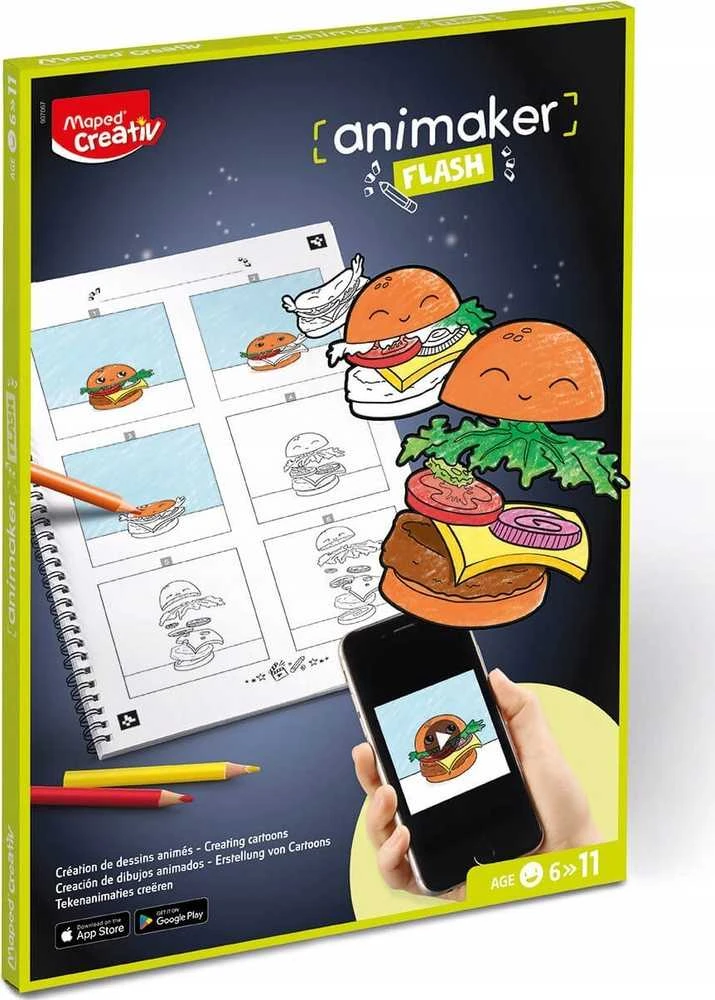 Maped Animaker Flash Pop mini filmų piešimo rinkinys