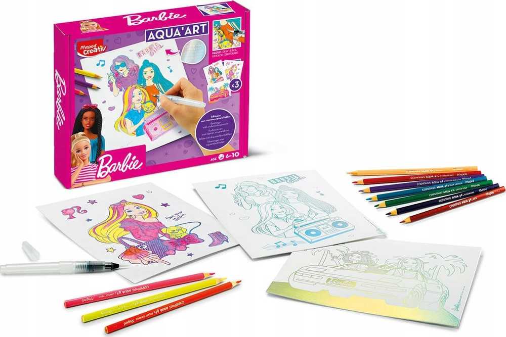 Creativ Aqua Art Barbie MAPED 256x210 mm Maped