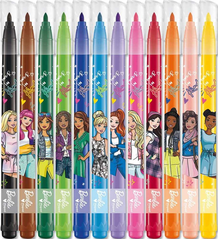 Maped *****CREATIV Barbie flomasteriai 845418