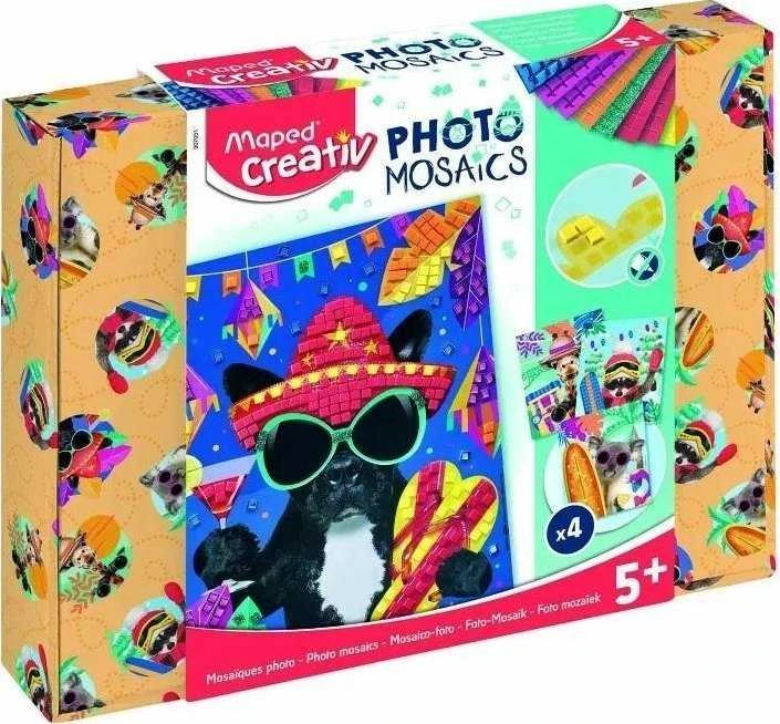 Maped Creativ Photomozaiki Keliaujantys gyvūnai MPED