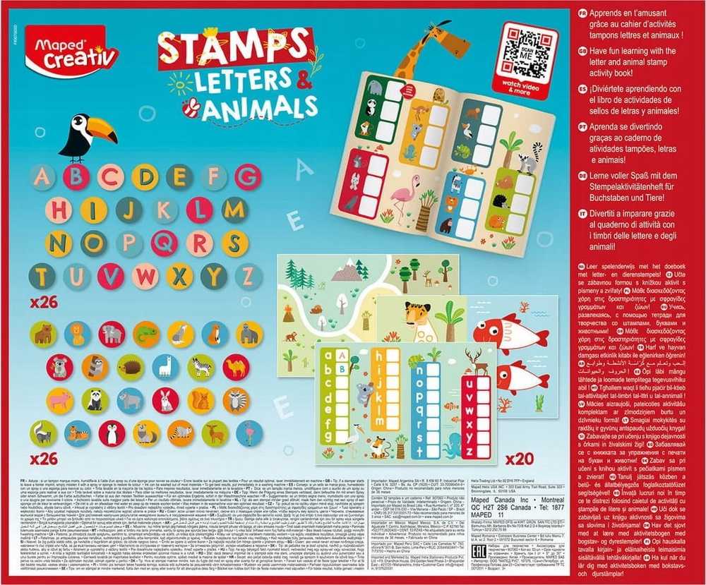 Cx Maped Distribution *****CREATIV spalvoti antspaudai raidės ir gyvūnai.907060