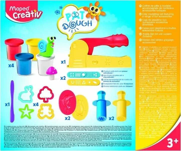 Cx Maped Distribution *****CREATIV plastikinė masė 4x56g+priedai 907215