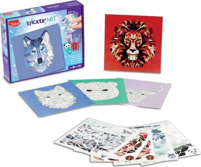 Įklijuoti pagal skaičius Maped Creativ Sticker Art