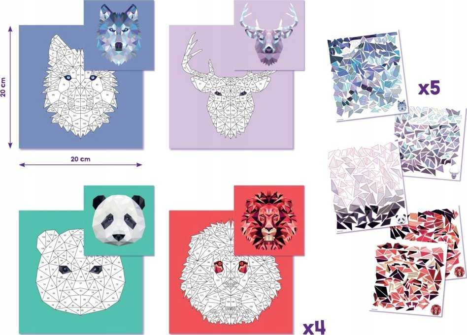 Įklijuoti pagal skaičius Maped Creativ Sticker Art