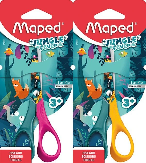 Žirklės Maped Jungle Fever Vivo 12cm blister.