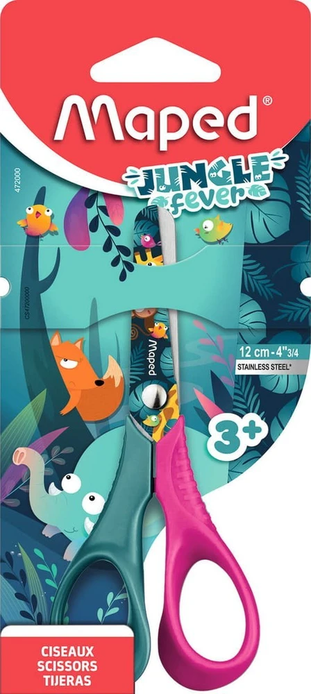 Žirklės Maped Jungle Fever Vivo 12cm blister.