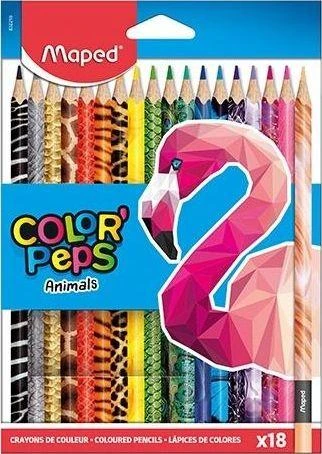 Maped Colorpeps Gyvūnai 18 Spalvos MPED