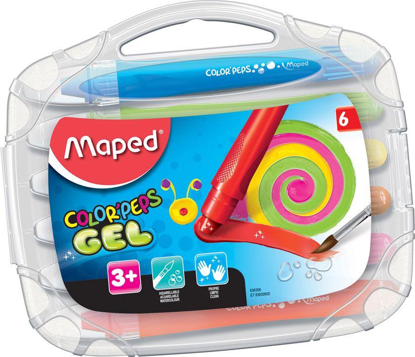 Maped Gelinės kreidelės ColorPeps, 6 spalvos