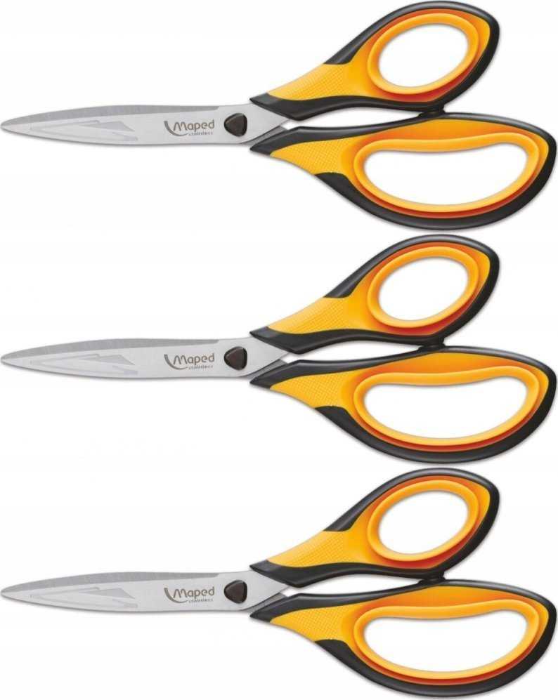 Maped Maped Ultimate 21 cm, Juodas, Geltona