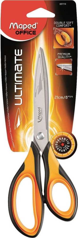 Maped Maped Ultimate 21 cm, Juodas, Geltona