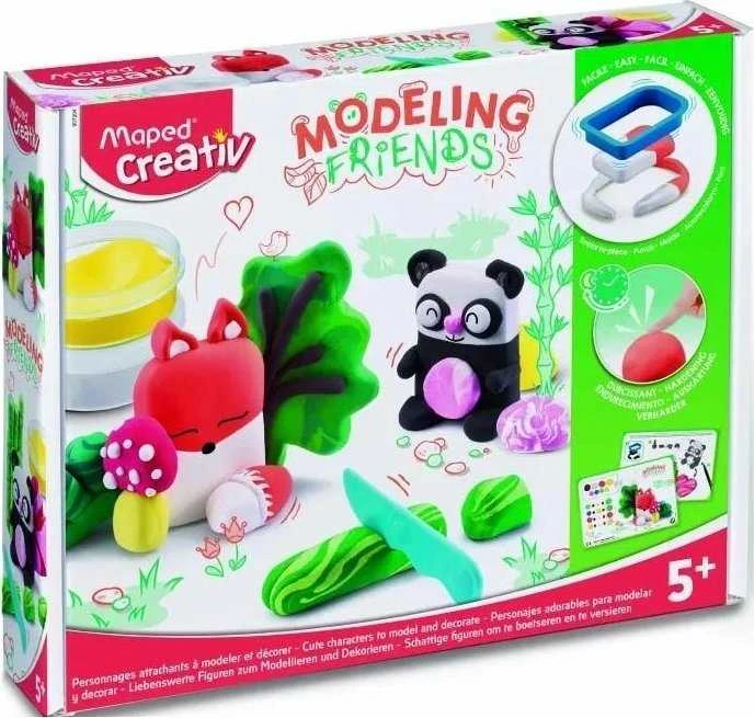 Maped Modeliavimo molis Mieli gyvūnai 4 spalvos MAPED
