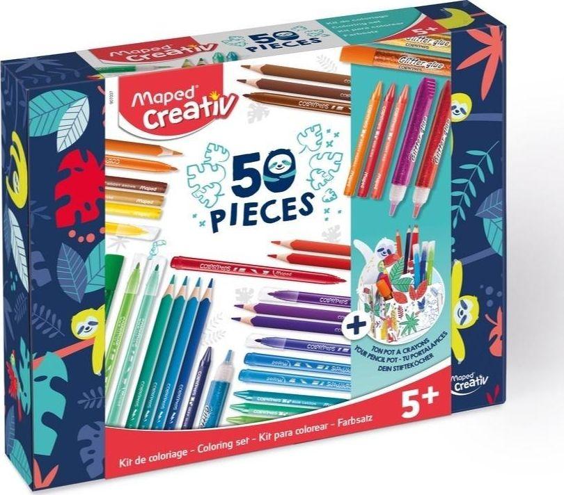 Piešimo reikmenų rinkinys MAPED Creativ, 50 vnt.