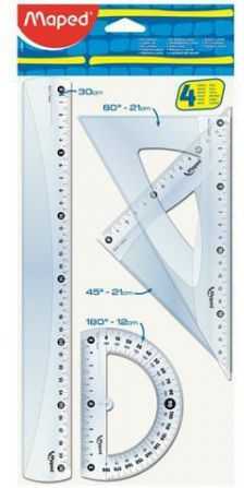 Maped Rinkinys Start Maxi lin/2 ekier/kątom (165664)