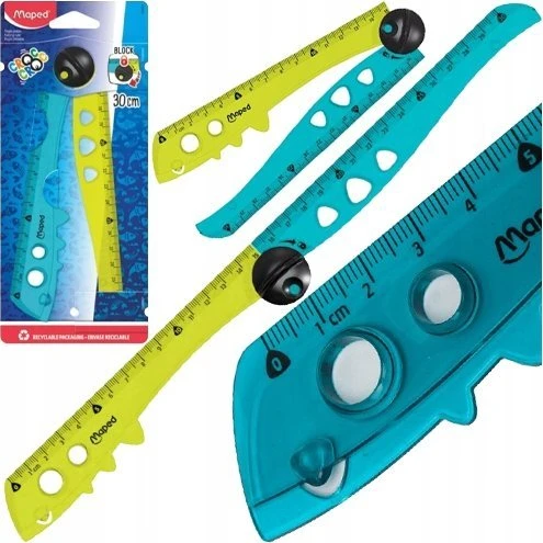 Liniuotė Maped 15/30cm Croc Croc Open Up blister.