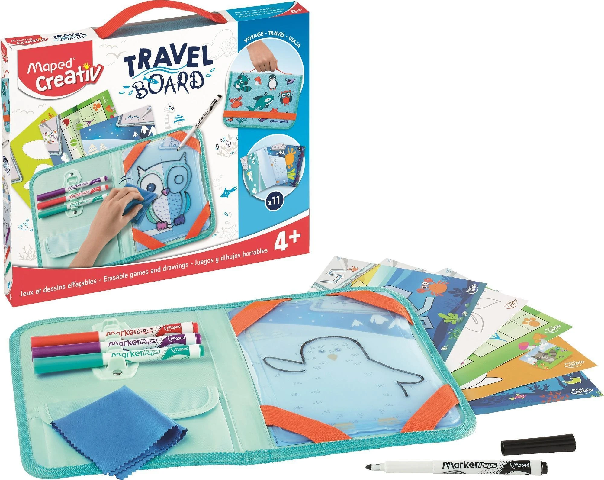 Maped Creative MAPED TRAVEL BOARD kūrybinis rinkinys, 3108