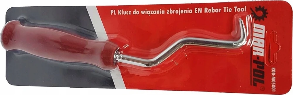 MAR-POL KLUCZ DO WIĄZANIA ZBROJENIA UCHWYT PLASTIKOWY
