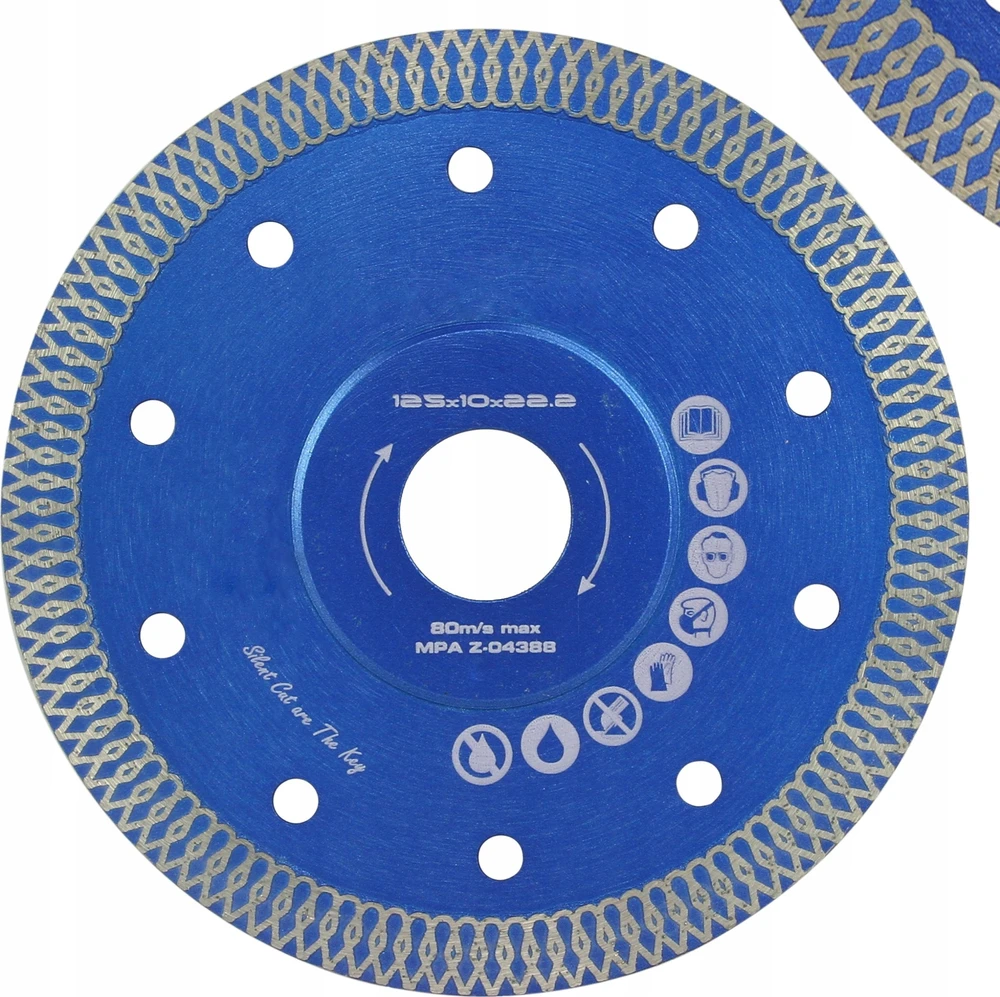 Mar-Pol DEIMANTINIS DISKAS 125 RAPID SILENT CUT Raudonas