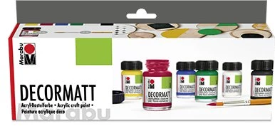 Marabu Decormatt basic set 6x15ml