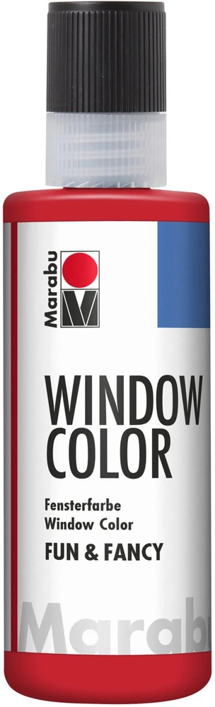 Marabu 04060004031, Raudona, Skysti stiklo dažai, 80 ml, 1 vnt.