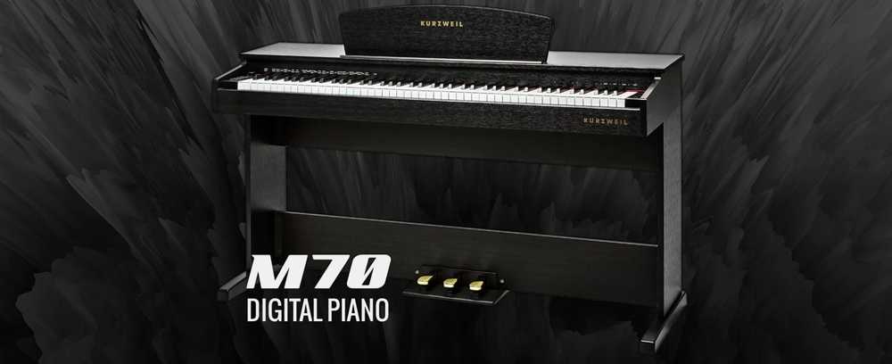 Kurzweil M70 Rosewood – skaitmeninis pianinas