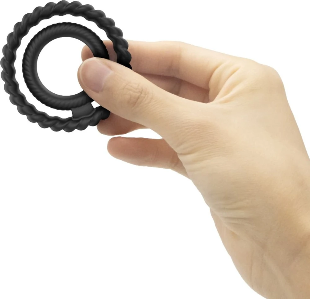 Marc Dorcel Dual Ring dvigubas varpos žiedas
