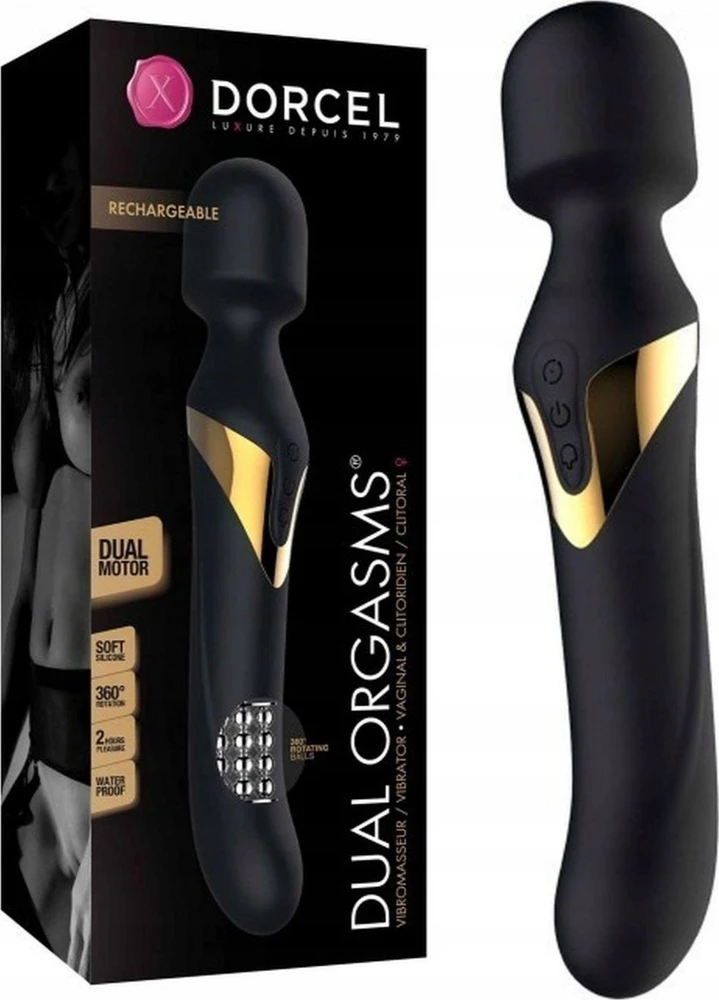 Marc Dorcel 2in1 rotacinis masažuoklis vibratorius Dorcel dual orgasms