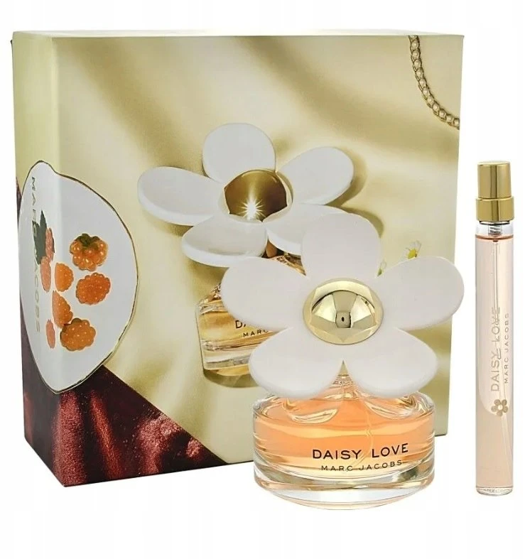 Rinkinys Marc Jacobs: „Daisy Love“ tualetinis vanduo moterims, 50 ml + „Daisy Love“ tualetinis vanduo moterims, 10 ml