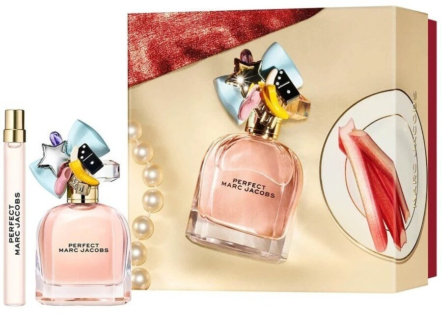 Set Marc Jacobs: Perfect EDP parfumuotas vanduo moterims, 50 ml + Perfect EDP parfumuotas vanduo moterims, 10 ml