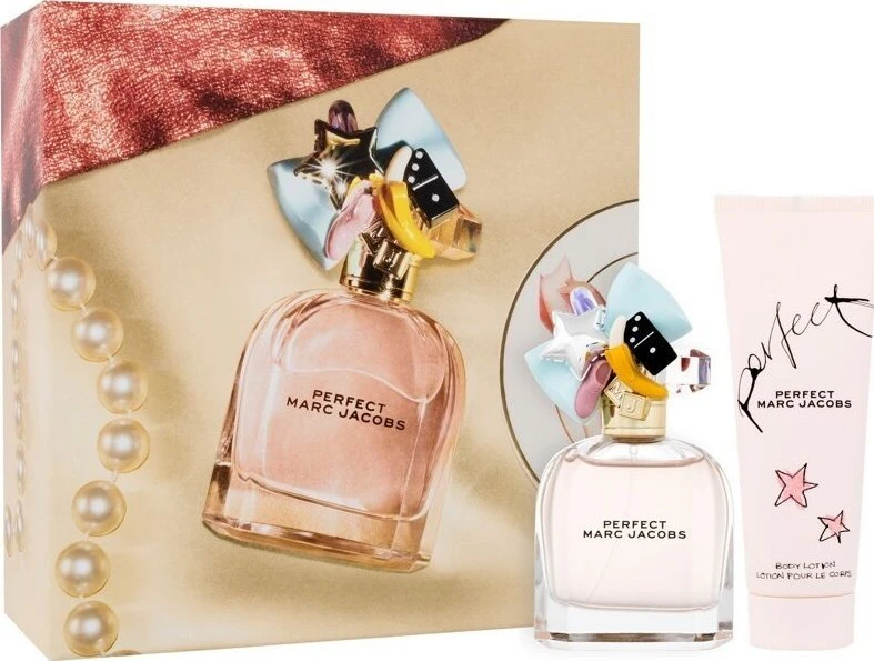 Set Marc Jacobs: Perfect Eau De Parfum For Women, 50 ml + Perfect Moisturizing Losjonas kūnui, 75 ml
