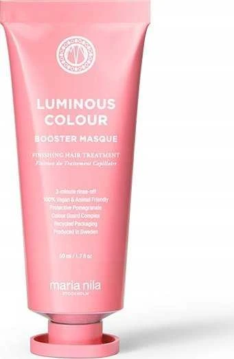 Maria Nila Drėkinamoji ir maitinamoji kaukė dažytiems plaukams „Luminous Color“ (Masque), 50 ml