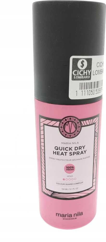 Maria Nila Quick Dry Heat Purškiklis plaukų purškiklis apsaugantis nuo karščio, 150 ml