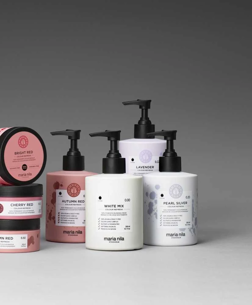 Maria Nila Colour Refresh Non-Permanent Baltas Mix maitinanti kaukė plaukams, 100 ml