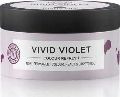Maria Nila Colour Refresh veganiški plaukų dažai Kreminis kaukė spalvos gaivumui 0.22 Vivid Violet, 100 ml