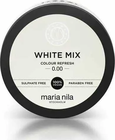 Maria Nila Colour Refresh Non-Permanent Baltas Mix maitinanti kaukė plaukams, 100 ml