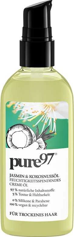 „Pure97 Jasmin & Kokosnuss“ plaukų kreminė priemonė nuo karščio, 100 ml