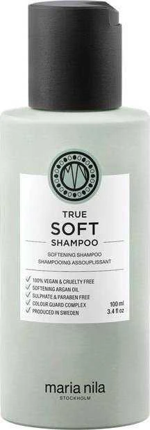 Maria Nila True Soft Cruelty Free plaukų šampūnas drėkinimui, 100 ml