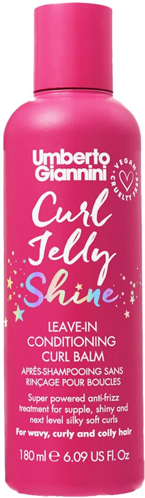 Umberto Giannini Curl Jelly Vegan & Cruelty-Free Hair Balm Hydrating & Shine, 180 ml