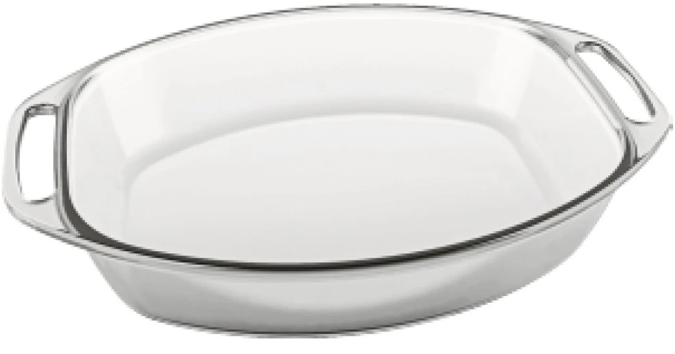 Ovalinė stiklinė kepimo forma 36 x 24 x 7 cm, 3,2 l, MARINEX