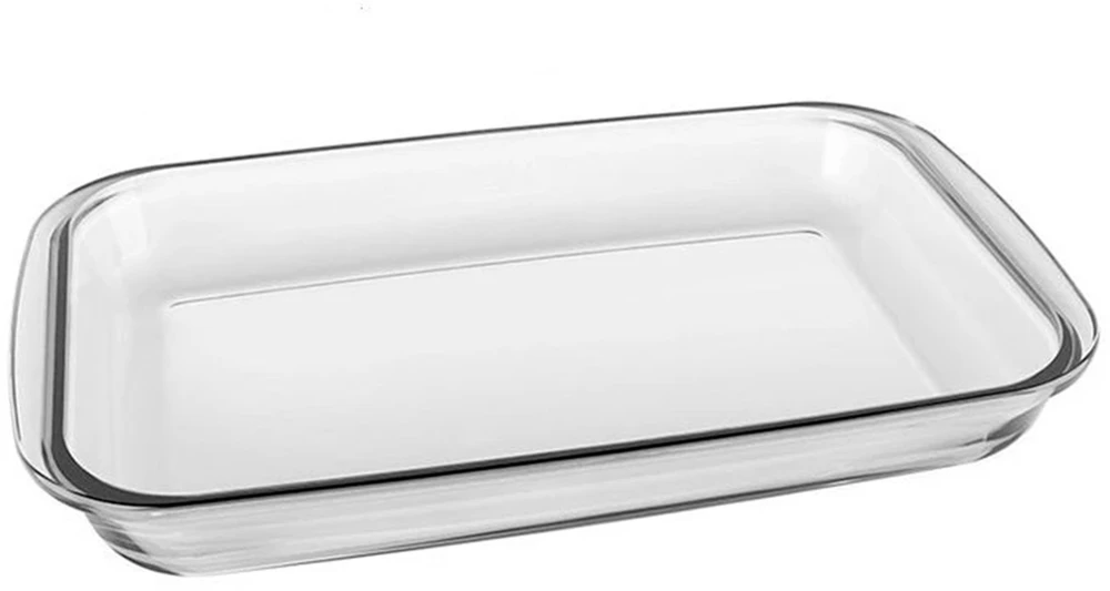 Stačiakampė stiklinė kepimo forma 1,6 l, 5 x 30 x 18 cm, MARINEX. Pagaminta Brazilijoje