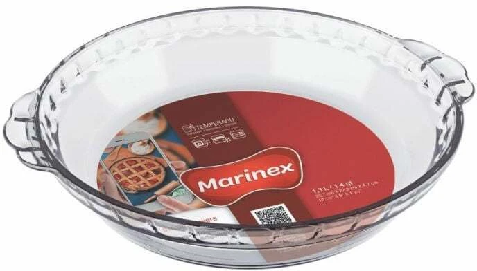 Stiklinė kepimo forma 26 x 23 x 5 cm, 1,3 l, MARINEX