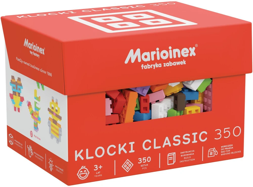 Kaladėlės Marioinex Classic, 350 det.