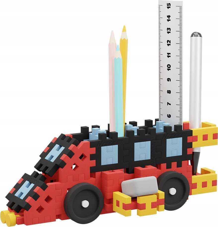 Konstruktorius Marioinex Mini Waffle Pieštukinė Transportas, 140 d.