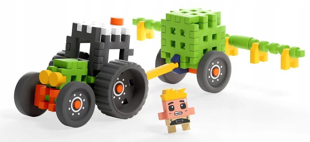Marioinex *****Klocki waffle Farmer traktor+orpys.50el 07498