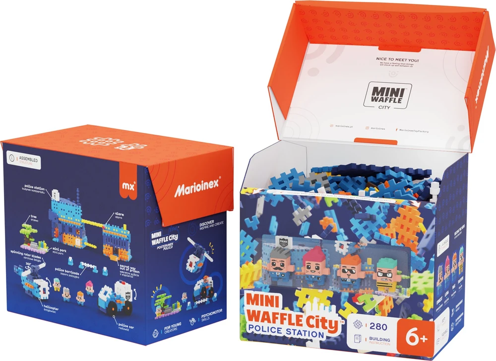Konstruktorius Marioinex Mini Waffle policijos nuovadą, 280 d.