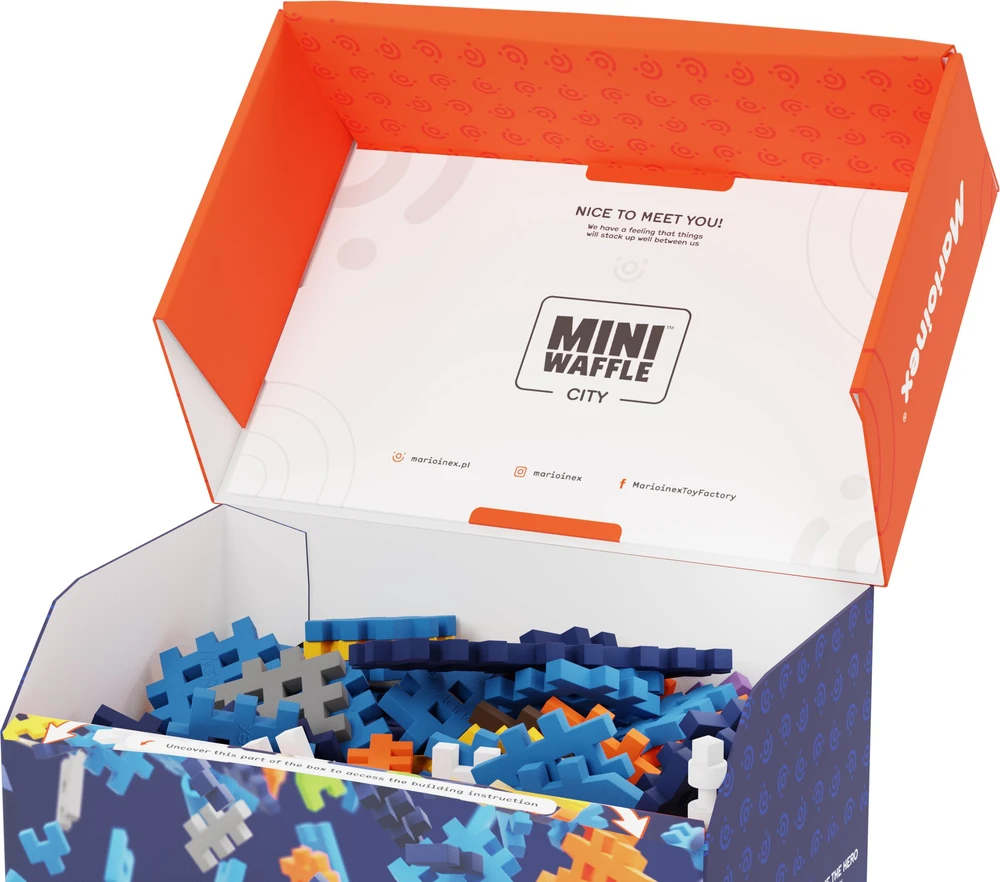 Konstruktorius Marioinex Mini Waffle policijos nuovadą, 280 d.