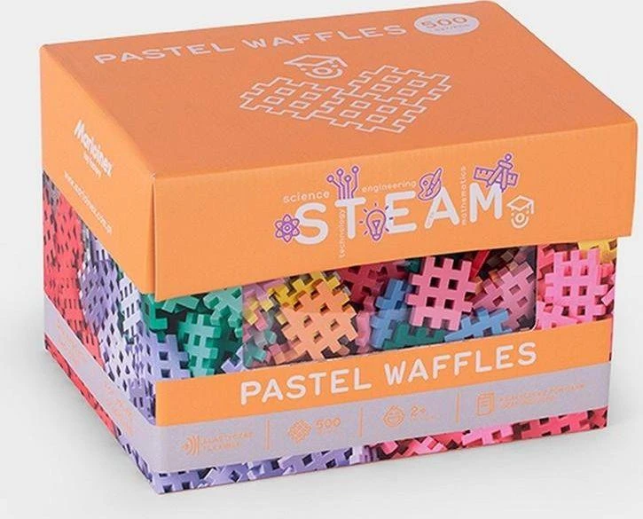 Konstruktorius Waffle Mini Pastel Konstruktorius 500 Elementas